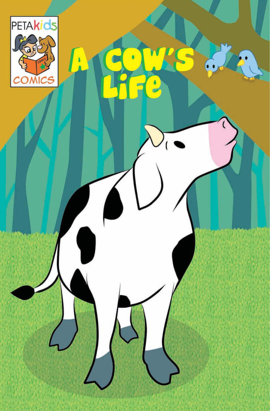 'A Cows Life' comic book cover
