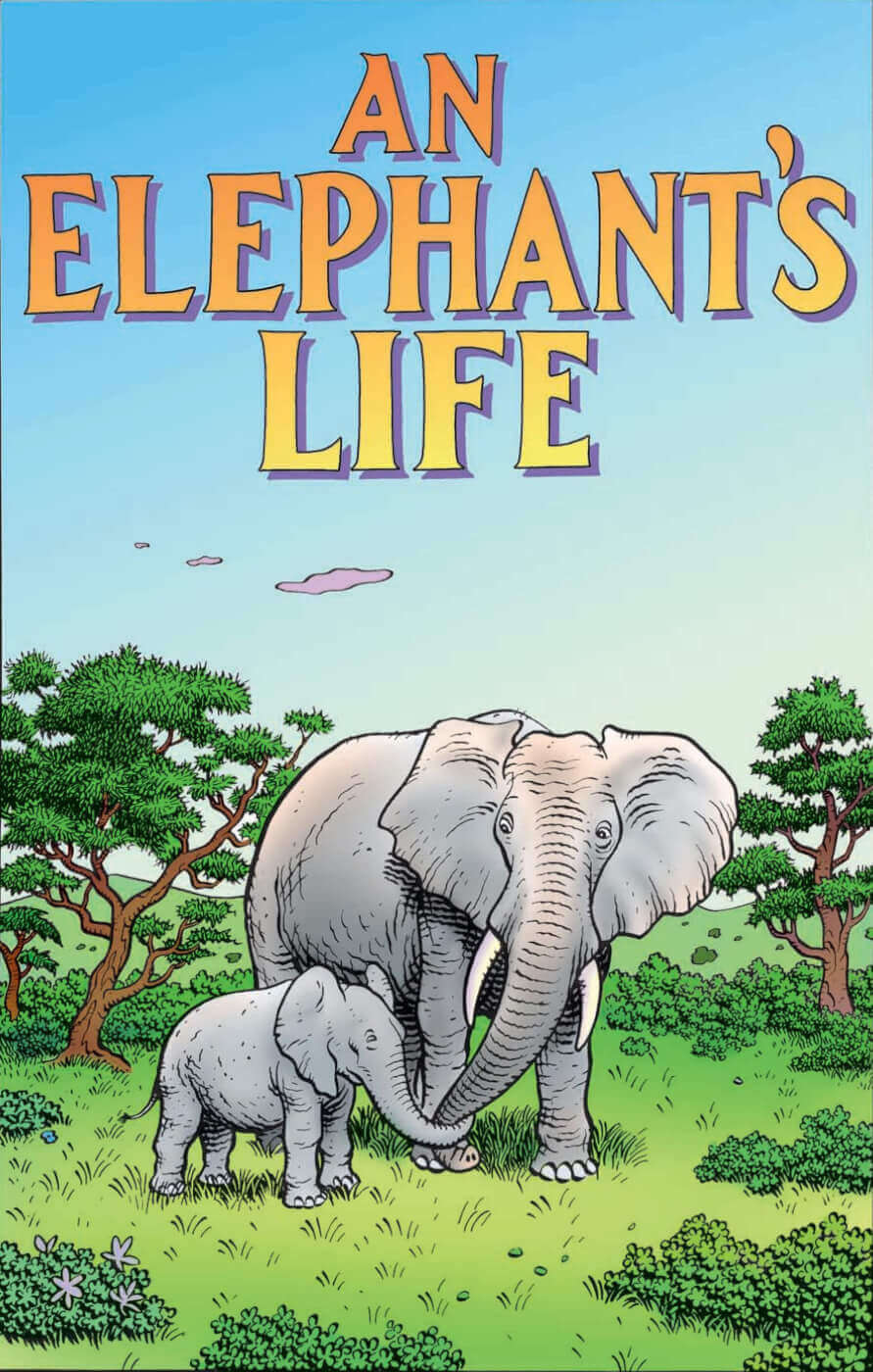 Image of the "An Elephant's Life" comic for the webinar article