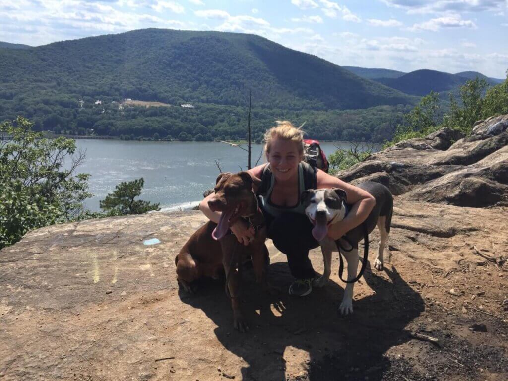 Jaime Altschul, TeachKind's 2017 Teacher Appreciation Contest Runner-up, with her companion dogs