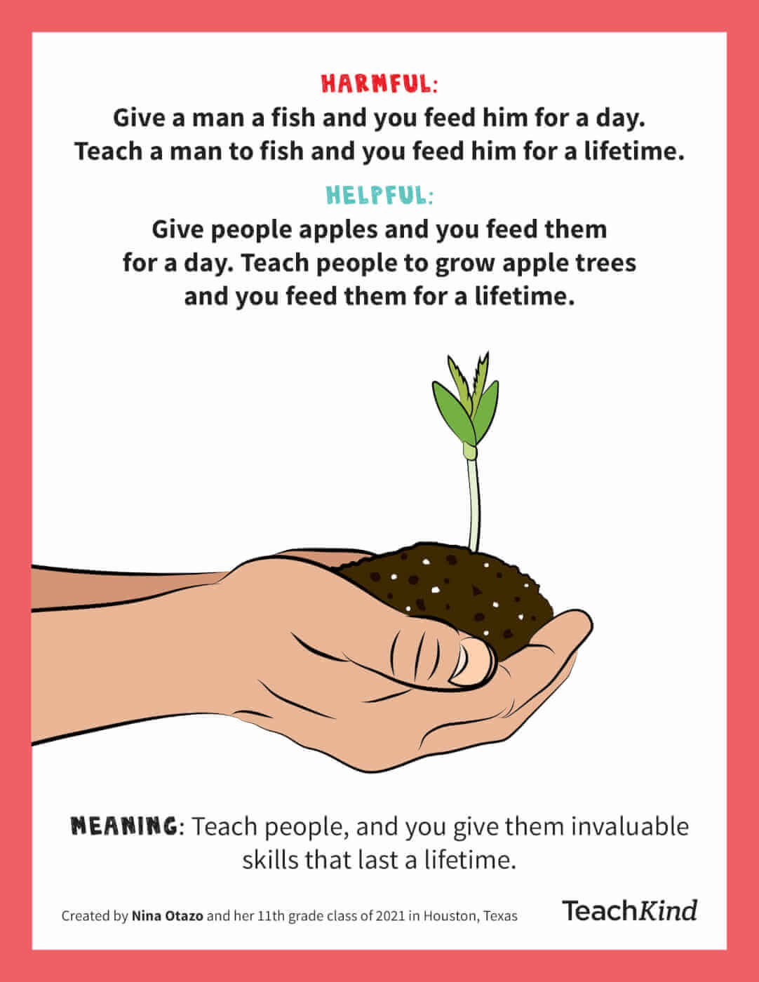 TeachKind Idiom Poster