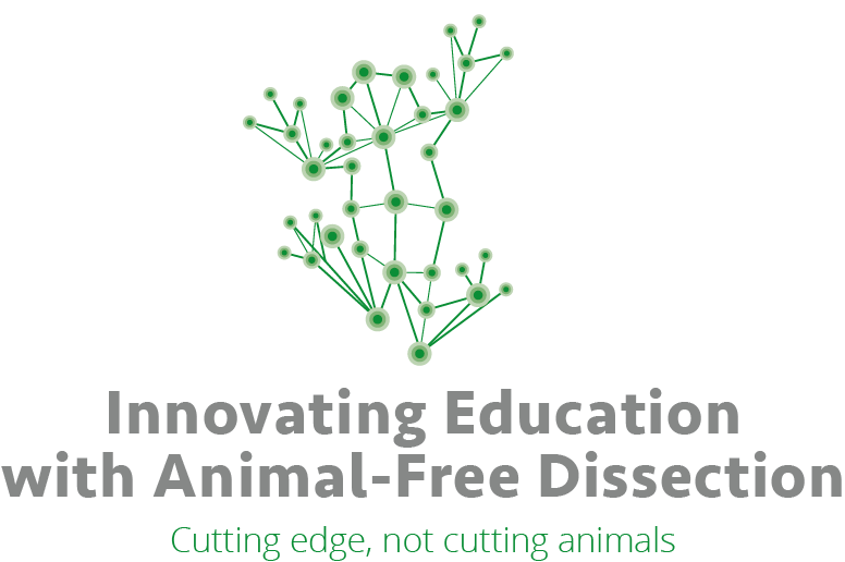 Logo for animal-free dissection