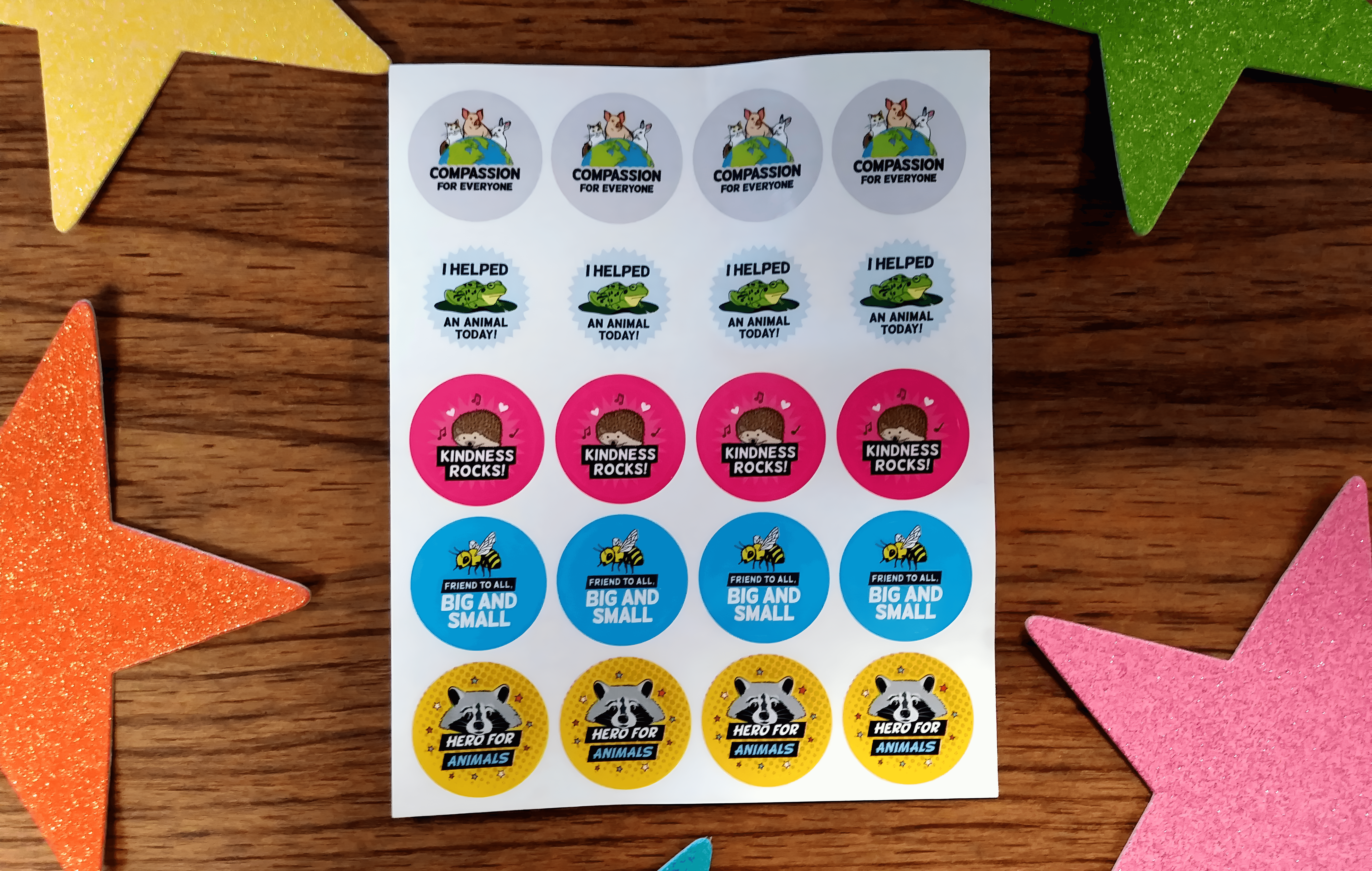 TK Reward Stickers