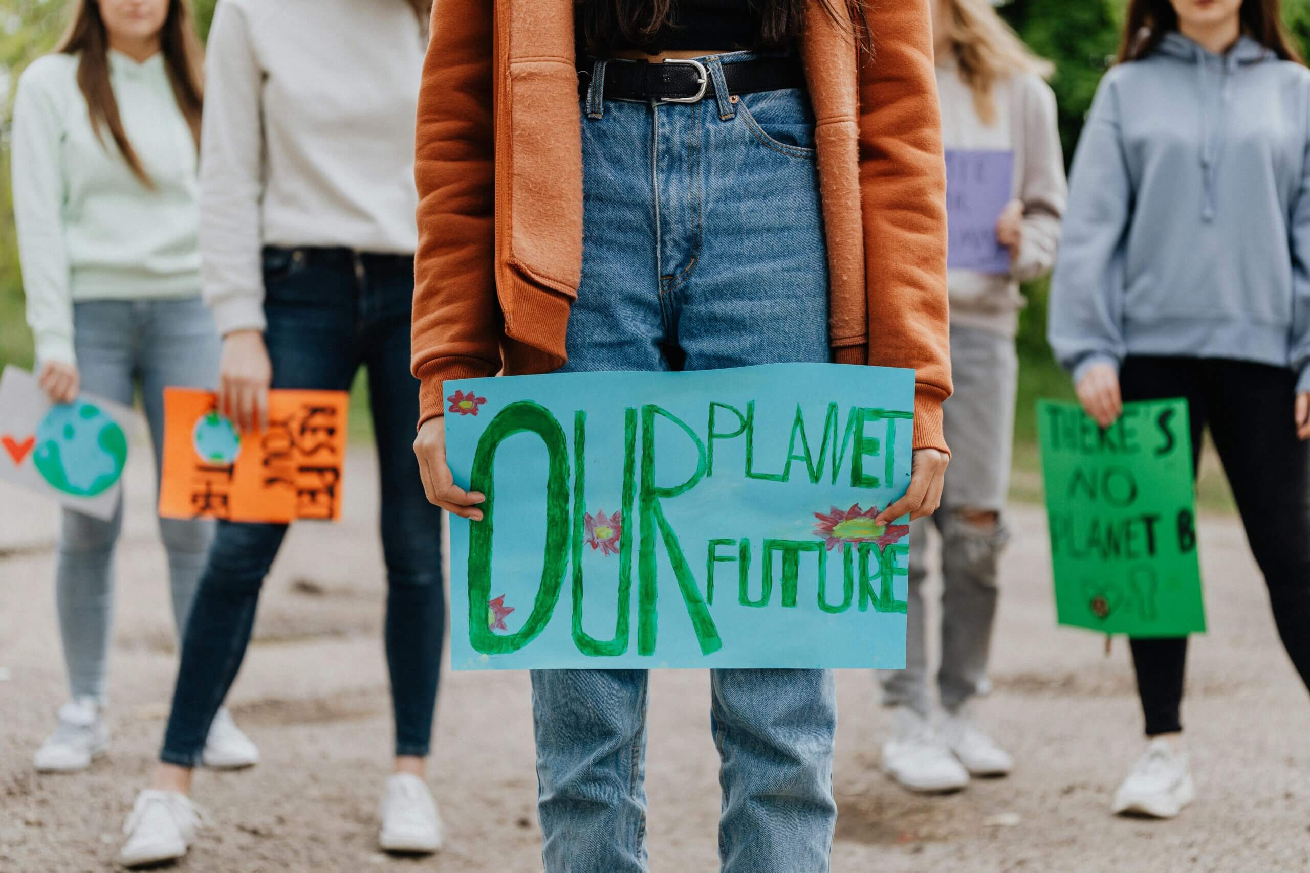 student protest for earth day