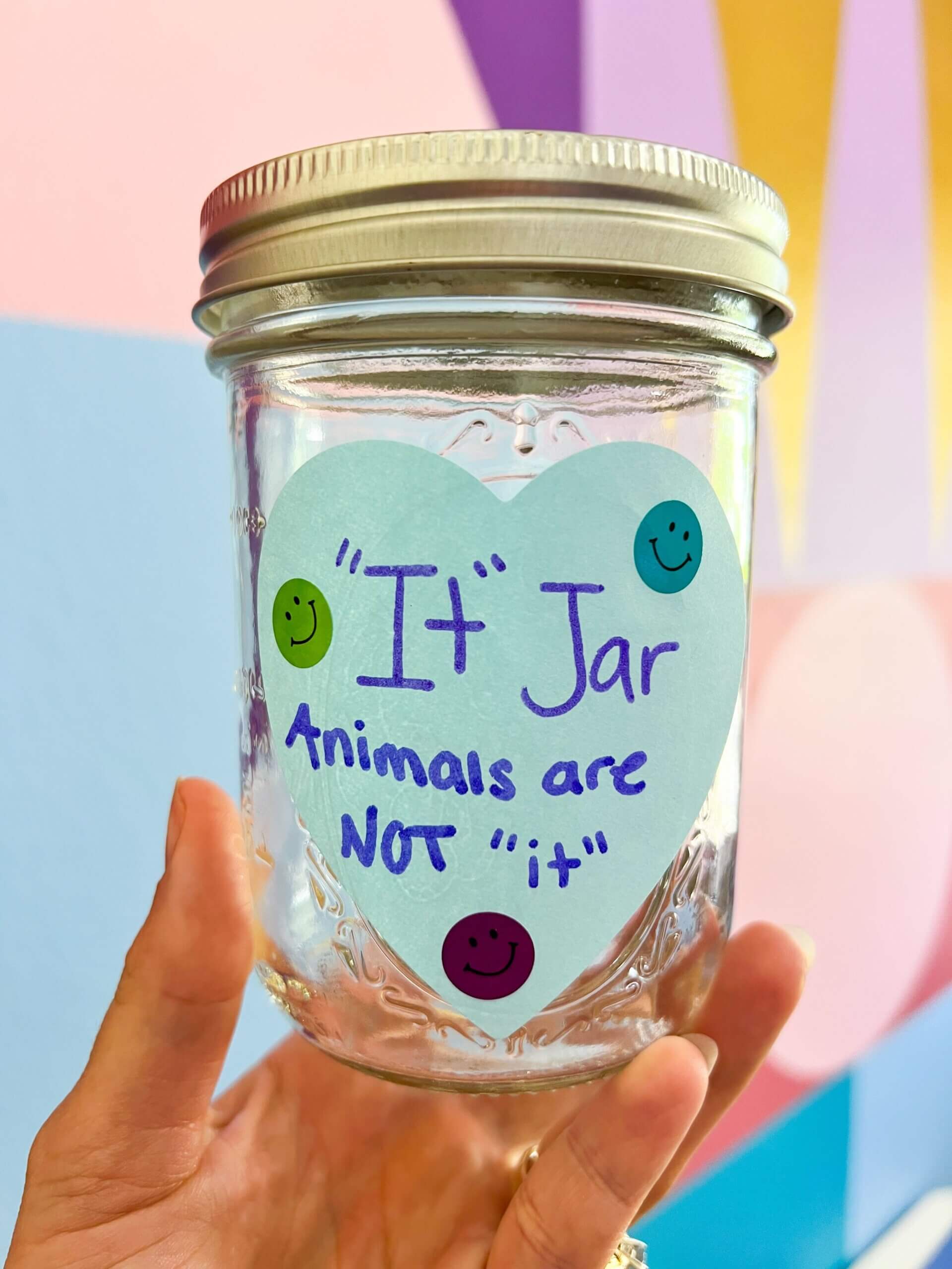 "It" Jar (Animals Are Not It)