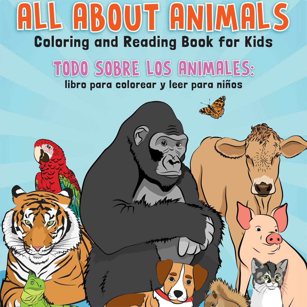 All About Animals Coloring book