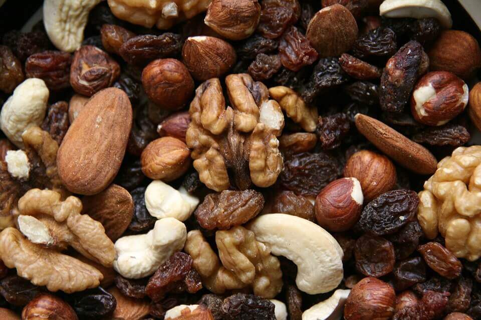 trail mix vegan brain food