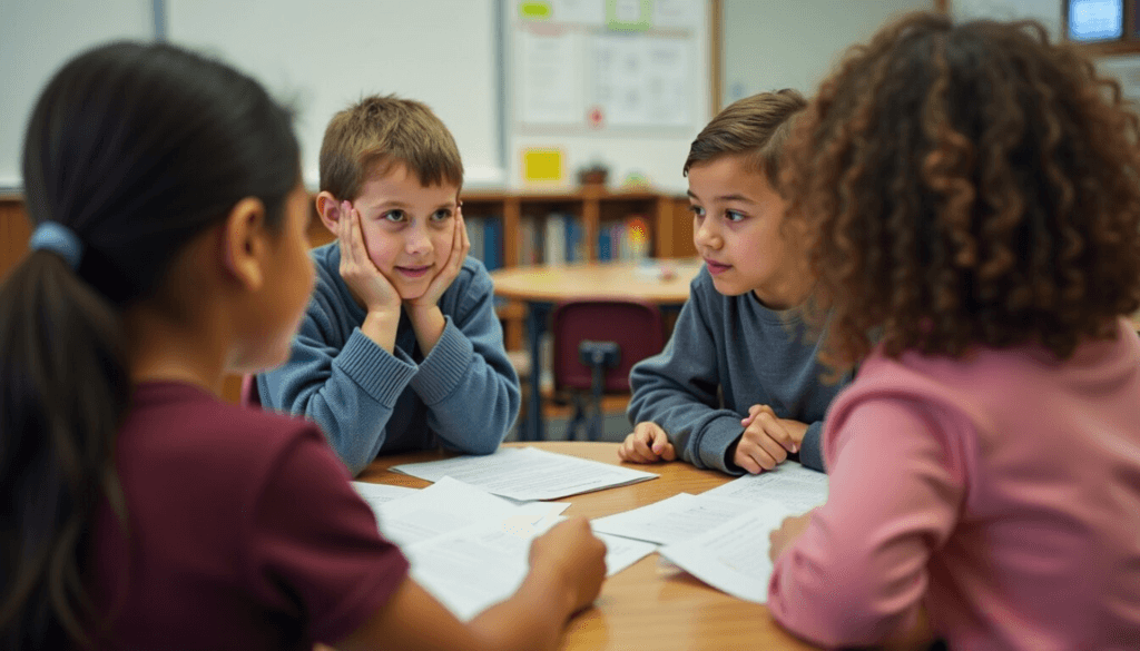Engaged Group Discussion Among Young Students