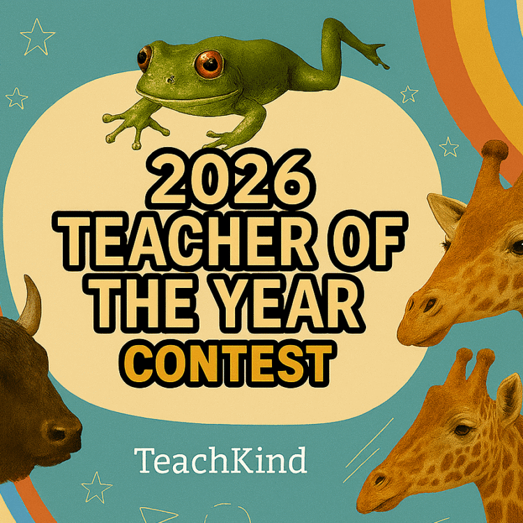2026 Teacher of the Year Contest Banner, TeachKind FINAL