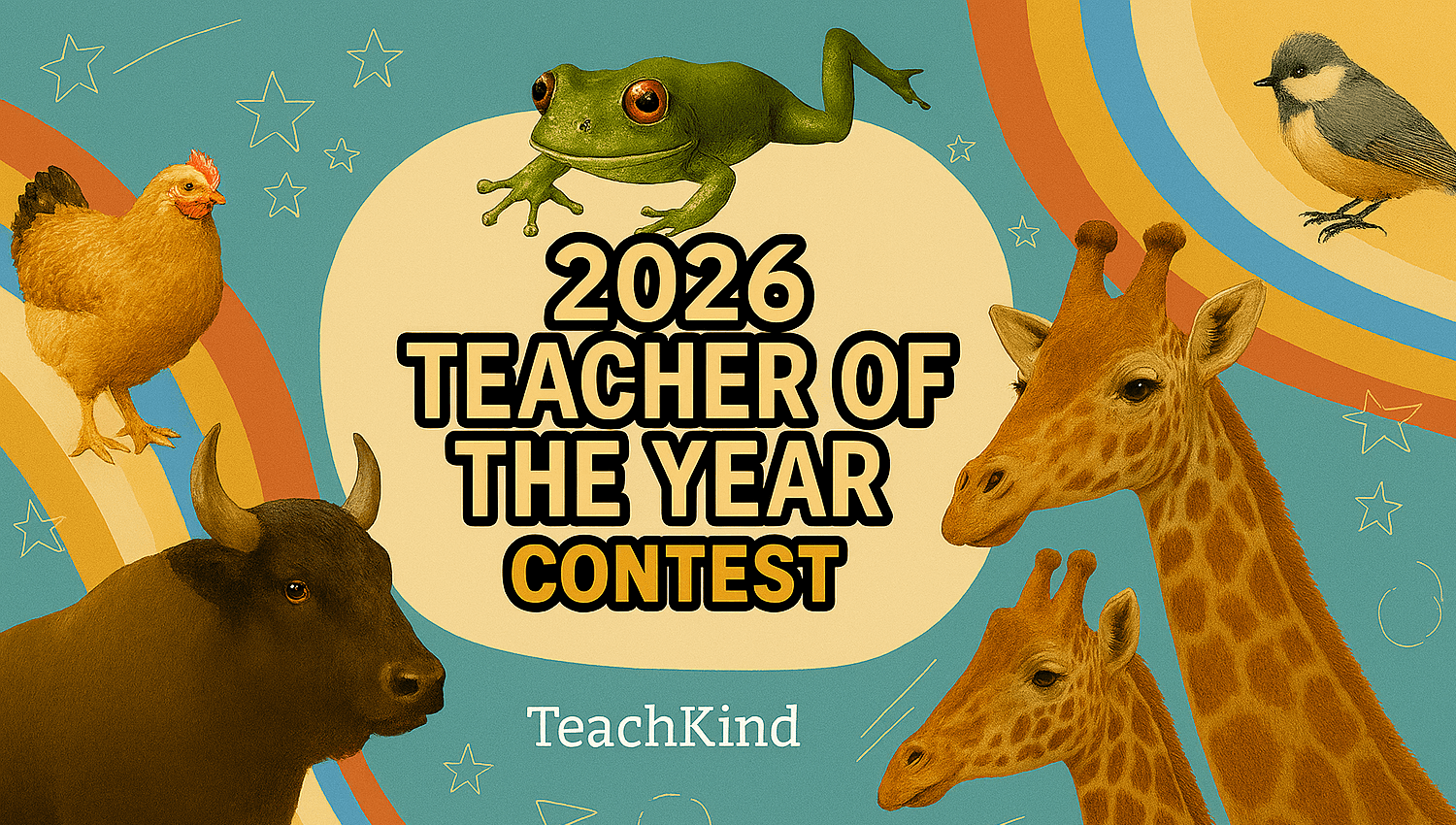 2026 Teacher of the Year Contest Banner, TeachKind FINAL