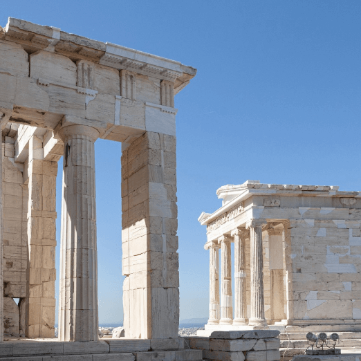 Parthenon, blue sky