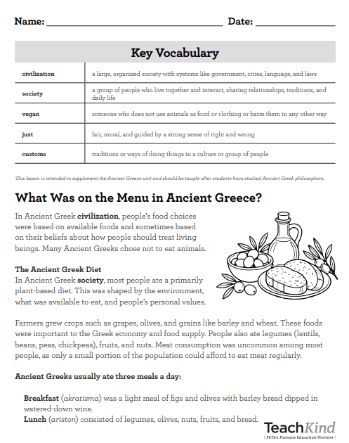 Cover image of Ancient Greece lesson